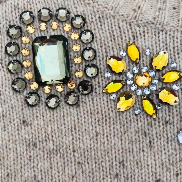 J. Crew rhinestone embellished sweater - Picture 5 of 7